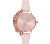 Olivia Burton Reloj Mujer Analogico Cuarzo con Correa de Piel sint�tica OB16CB11