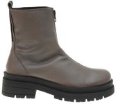 Porronet mod. 4680 - Botin de cremallera frontal oculta con punta redonda y piso en grueso