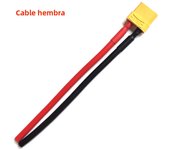 12/10AWG XT90 Male Female Conversion Plug Connection Cable With Silicone Extension Lead Wire Battery Connector To 10/20/50/100CM