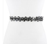 Fashion Crystal Belts For Women Elastic Black Gold Waist Belts Rhinestone Luxury Ladies Woman Belts For Dress Accesorios Mujer