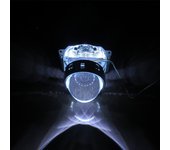 2Pcs DIY Devil Eyes LED Halo Rings Kit 2.5 inch Projector Car Headlight 360 Degree Demon Eyes LED Lights Modified Q5 Hela Lens