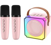 Karaoke portátil completo compatible con Tarjeta TF, AUX, USB adapter para niños, adultos