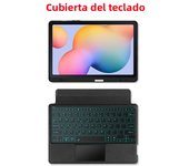 AJIUYU Detachable Wireless Magic keyboard Case For Samsung Galaxy Tab S6 Lite 10.4" 2022 2020 Protective Cover With S Pen Holder