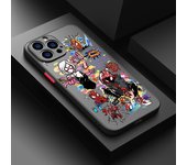 Marvel Spiderman For Apple iPhone 14 13 12 11 XS Mini Pro Max 8 7 6S 6 XR X Plus Frosted Translucent Phone Case