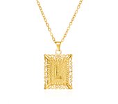 Gold Color 26 Alphabet Necklace For Women Men Stainless Steel Initial Letter Clavicle Chain Choker Birthday Party Jewelry Gifts