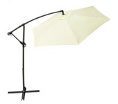 Sombrilla Aktive BANANA 270 x 268 x 270 cm Ø 270 cm Aluminio Crema