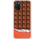 Funda original compatible con Samsung Galaxy A02S - Tableta Choco con leche