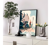 Avatar The Last Airbender Aang Fight  Self-adhesive Art Poster HD Quality Wall Art Retro Posters for Home Home Decor