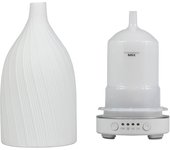 Ceramic Ultrasonic Air Humidifier Timing Function Aroma Diffuser Desktop Essential Oil Diffuser Room Scent Diffuser with Lights