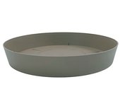 Plastiken Plato Inyección Maceta ø11x1,6cm Color Taupe - Resistente