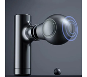 Mini Massage Massage LCD Screen 6 Heads Gun Muscle Massager Portable Electric Fascia Gun for Neck Foot Body Fascia Gun