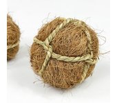 7CM Chewing Braided Ball Guinea Pig Rabbit Hamster Small Animal Play Pet Interactive Chew Toy Natural Grass Ball