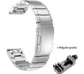 Stainless Steel Watch Bands for Garmin Fenix 3/5/5X/5S Easy Quick Install Fit Link Replacement Smart Watch Strap 20mm 22mm 26mm