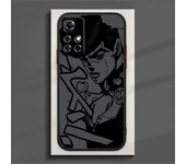 Hot Comic JOJO Art Cover For Redmi Note 13 12 11 10 9 8 Pro Plus S T 5G 4G Matte Frosted Translucent Phone Case
