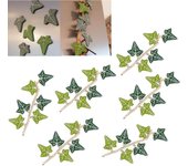 Imán de hiedra para nevera con tallos articulados, impreso en 3D, ideal para decoración del hogar, divertido y fuerte, ideal para el hogar, la cocina y la oficina (3 unidades)
