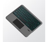 AJIUYU Wireless Touchpad Backlight Keyboard For iPad Pro 11 M4 2024 Air 11 4th 5th 6th 10th For ios Android Windows Tablet Phone