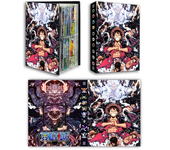 ONE PIECE Monkey D. Luffy Roronoa Zoro 240pcs Card Album Book Game Card Holder Binder VMAX Game Card Collection Kids Toys Gift