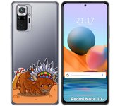 Tumundosmartphone Funda Gel Transparente para Xiaomi Redmi Note 10 Pro diseño Bufalo Dibujos
