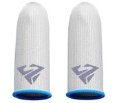 Mangas de Dedo de juego compatibles-Para Juguetes móviles 0,25MM fiber de Plata de Vidrio sin costura Pulgar CUBIERTA DE LA Punta del Dedo para PUBG/COD/LOL/ROS