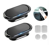 Soporte magnético para teléfono para automóvil, Soporte magnético para teléfono para automóvil, Soporte magnético para teléfono para automóvil, Soporte magnético para automóvil con rotación de 360 °, Compatible con iPhone/Samsung/Huawei/XIAOMI, etc.