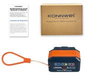 KONNWEI KW906 ELM327 V1.5 Bluetooth 5.0 for IOS Android V1 5 OBD2 Scanner Auto Car Diagnostic Tools Code Reader pk Vgate iCar2