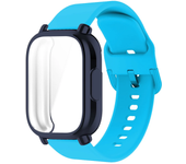 22mm Silicone Strap With Case For Xiaomi Redmi Watch 5 Active Lite Smart Watch Wrist Band And Case For Redmi Watch 5 Active Lite