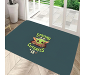 Baby Yoda The M-Mandalorian Floor Mat Graphic Printed Flannel Doormats For Bathroom Kitchen Entrance Carpet Home Decor