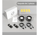 LED Wall Light Indoor Pack of 2, Wall Lamp Wall Lights 2000mah battery, 4 Brightness Levels,, Bedside Lamp