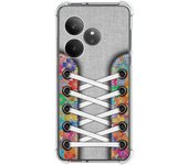 Tumundosmartphone Funda Silicona Antigolpes para Realme GT 6 / GT 6T 5G diseño Zapatillas 04 Dibujos