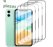 1-4Pcs 9H Screen Protector For iPhone 15 16 Pro Max 11 14 12 13 Mini X XS Max XR Protective Glass For iPhone 7 8 Plus SE Film