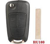 jingyuqin Fob For Vauxhall Opel Signum Astra H Corsa D Vectra C Zafira 2002-2012 2/3 Buttons Flip Remote Car Key Case Shell