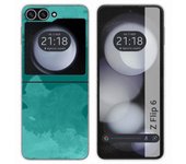 Tumundosmartphone Funda Carcasa Dura para Samsung Galaxy Z Flip 6 5G diseño Acuarela 06 Dibujos