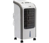 Aire Acondicionado Portátil, Ventilador | Enfriador de Aire| Humidificador Móvil 3 en 1, Tanque de Agua  de 4L, Bajo Consumo, Con Ruedas Sin Control Remoto, 3 Velocidades, Sin Tubo Exterior