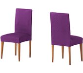 VALENTIA HOME Funda Silla Asiento/Respaldo Pack 2 París | Funda Silla Comedor o Cocina | Protector de Silla