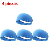 10-1PCS Sports Sweatband Breathable Sweat Absorbent Headband Soft Smooth Outdoor Sport Yoga Headband Hair Head Band