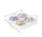 Silicone Ice Ball Maker Large 6.5cm 3D Big Round Sphere High Balls Ice Shape Cube Mold Tray for Whiskey Cocktail Bar Tools