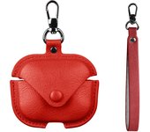 Retro Leather Case For Xiaomi Redmi Buds 5 Pro Buds 4 Lite Pro Buds4 Pro Buds5 Cover Earphone Cases Headset Shell With Lanyard