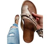 Sandalias ortopédicas para mujer Sandalias para juanetes Sandalias correctoras Sandalias de plataforma cómodas Sandalias correctoras para juanetes Anillo ortopédico para dedos Chanclas,Negro,EU40/US8