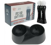 IMATICA LOS PALACIOS Cargador Doble Puerto para Mando Move PS4 Sony Play Station 4 VR Cable USB Base Remote PS3