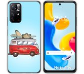 Funda Silicona para Xiaomi Redmi Note 11s 5G diseño Furgoneta Dibujos