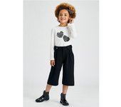 Mayoral Pantalon Culotte Punto Crepe - Cómodo Elegante Versátil Alta Calidad