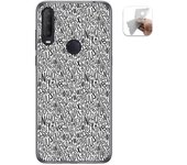 Tumundosmartphone Funda Gel Tpu para Alcatel 1S 2020 / 3L 2020 diseño Letras Dibujos