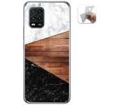 Tumundosmartphone Funda Gel Tpu para Xiaomi Mi 10 Lite diseño Mármol 11 Dibujos