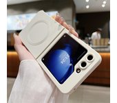 Official Liquid Silicone Matte Armor For Magsafe Magnetic Case For Samsung Z Flip ZFlip 6 5 4 3 ZFLIP6 Wireless Charging Funda