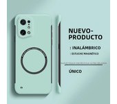 Ultra Thin Hard PC Magnetic Frameless Phone Case For Oppo Reno 5 6 8 Find X3 Neo Lite X5 Pro Wireless Charging Matte Color Cover