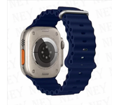 Ocean silicone strap for Apple Watch Ultra2 49mm 45mm 40mm 44mm 41mm sport bracelet for apple watch bands serie 9 8 7 6 5 4 3 SE