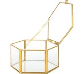 Caja de joyas de 4,72 pulgadas/12 cm, Caja de baratija, Caja para presentación de joyas
