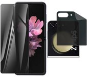 Protector de pantalla para Z Flip 5, compatible con Samsung Galaxy Z Flip 5, con privacidad, antimirones, exterior e interior.