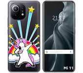 Tumundosmartphone Funda Gel Transparente para Xiaomi Mi 11 5G diseño Unicornio Dibujos