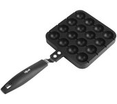 Molde para hacer takoyaki con forma de bola de pulpo de 16 agujeros para uso doméstico, utensilios de cocina para cocina a gas